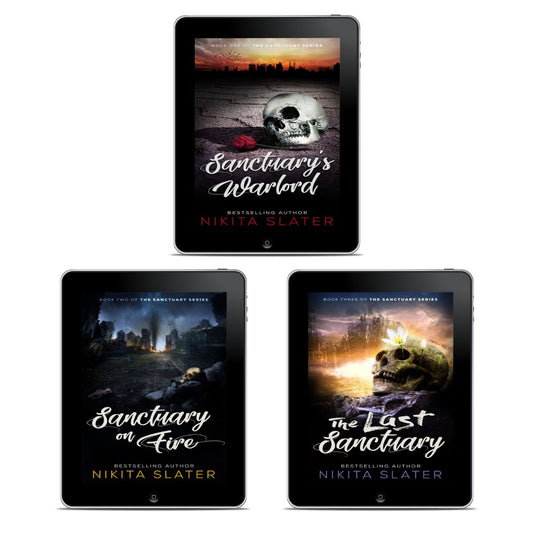 Sanctuary dystopian dark romance trilogy by Nikita Slater
