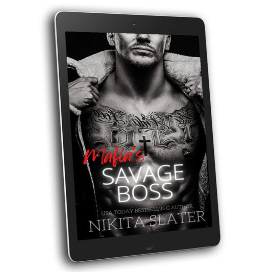 Mafia's Savage Boss by Nikita Slater dark mafia romance novella