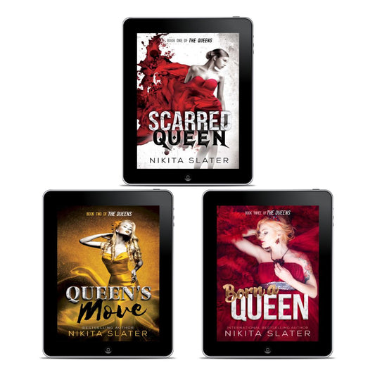 The Queens Series 3-book dark mafia romance bundle by Nikita Slater