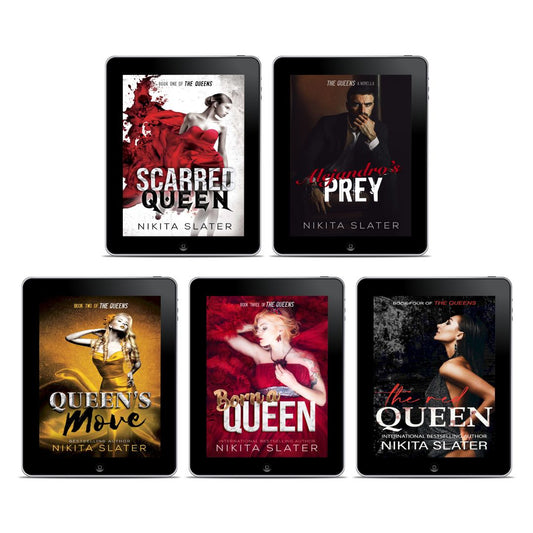 The Queens 5-book dark mafia romance bundle series by Nikita Slater